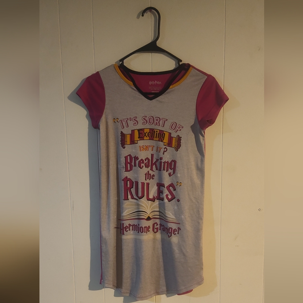 Hermione Granger Harry Potter Girl Pajama 10/12 #yellow